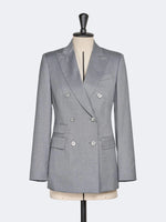 max mara double-breasted wool twill blazer for women