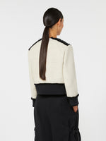 Cotton And Linen Basketweave Jacket for Women - Beige - Max Mara UAE