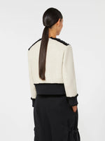 max mara cotton and linen basketweave jacket for women