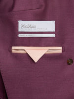 max mara wool, mohair and silk double-breasted blazer for women