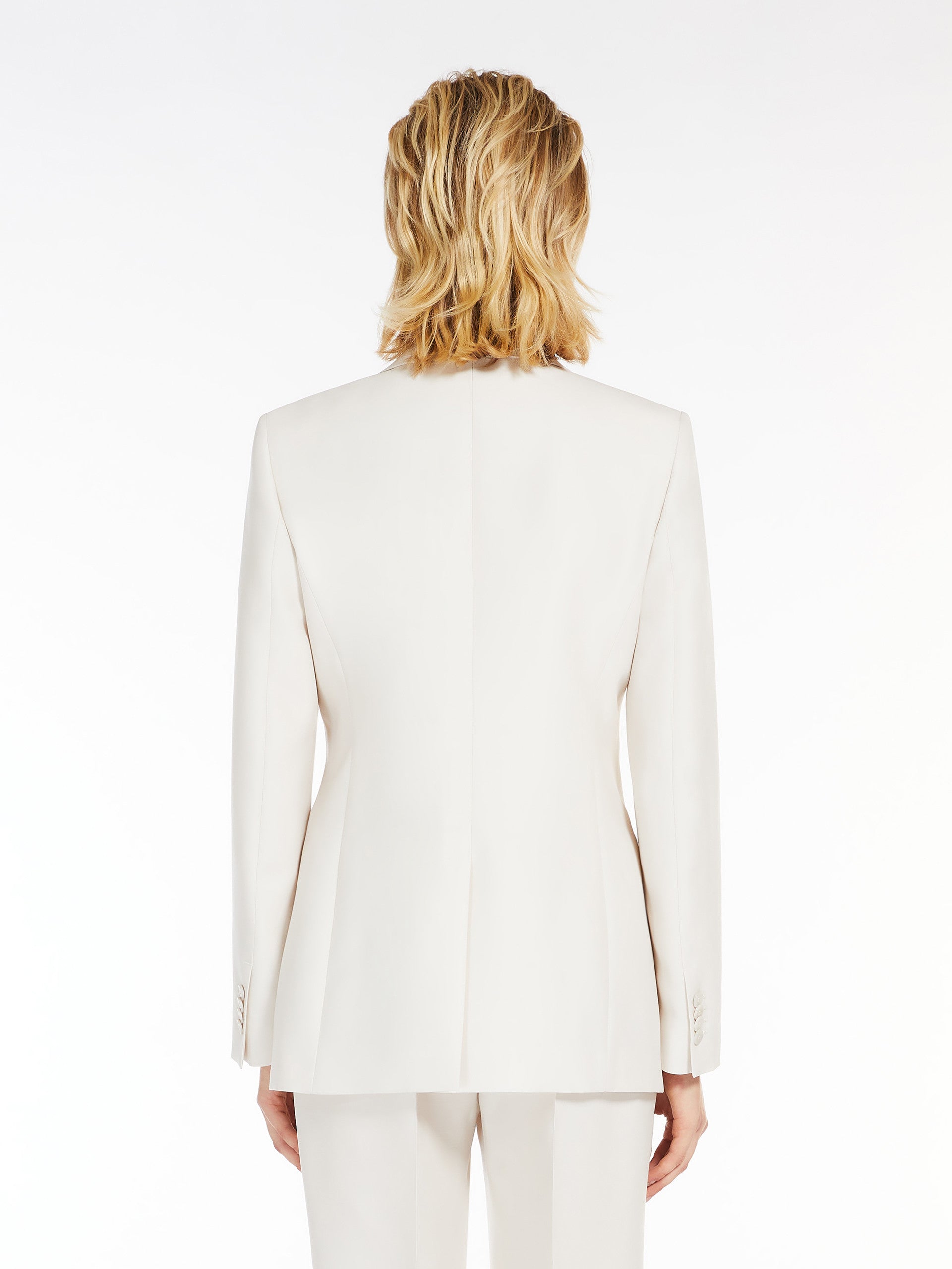 ジャケット Max Mara Ivory Duchesse Avoriaz Blazer Max Mara Ivory Duchesse Avoriaz Blazer in Natural | Lyst