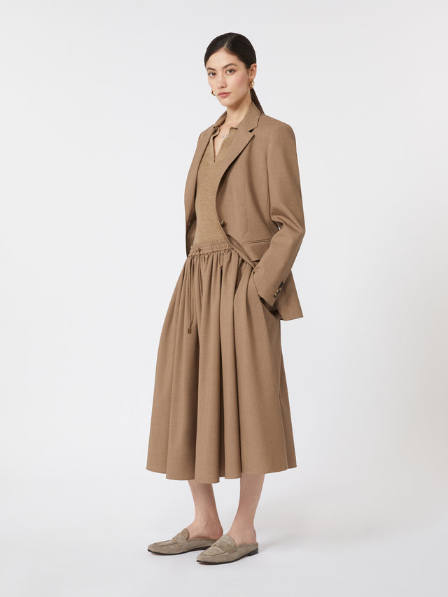 max mara single-breasted woollen cloth blazer for women