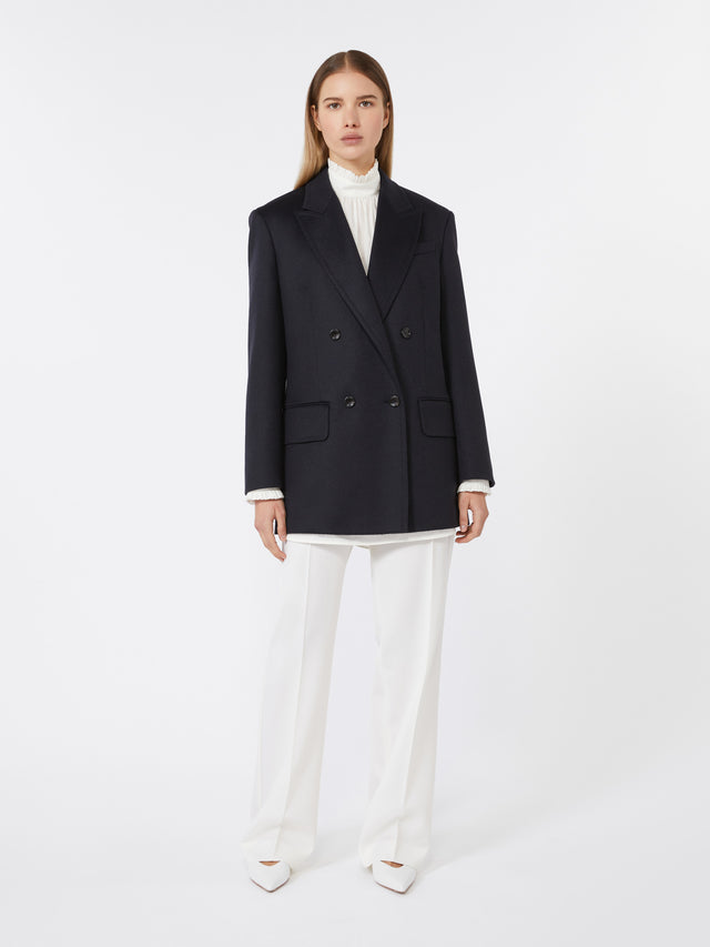 Zibeline Camel Olimpia Jacket for Women - Ultramarine - Max Mara UAE