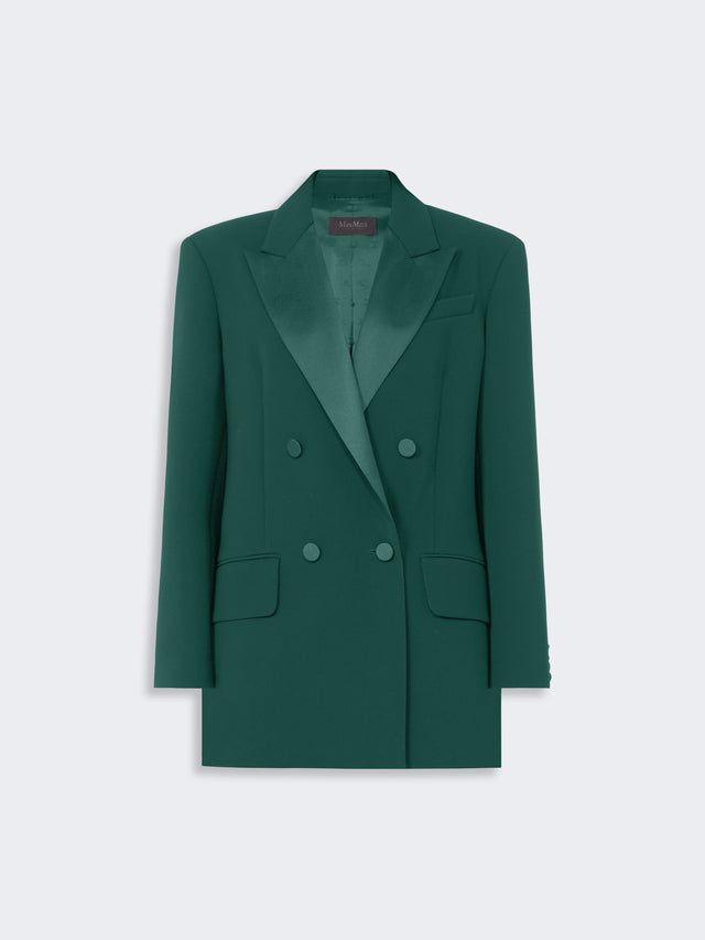 max mara double-breasted lightweight cady blazer for women