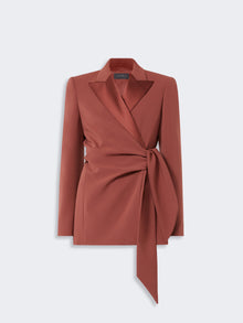 Cady Criss-Cross Jacket for Women - Antique Rose - Max Mara UAE