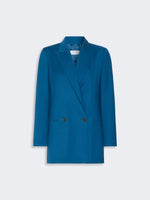 Woollen Cloth Blazer for Women - Navy - Max Mara UAE