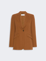 max mara slim wool gabardine blazer for women
