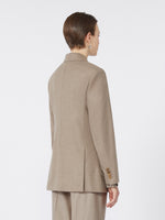 Cashmere Foule Blazer for Women - Turtledove - Max Mara UAE