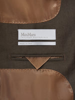 max mara double-breasted wool gabardine blazer for women