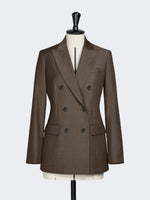 max mara double-breasted wool gabardine blazer for women
