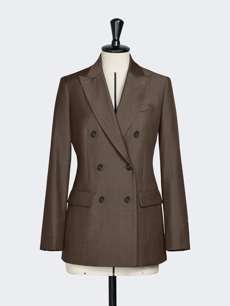 max mara double-breasted wool gabardine blazer