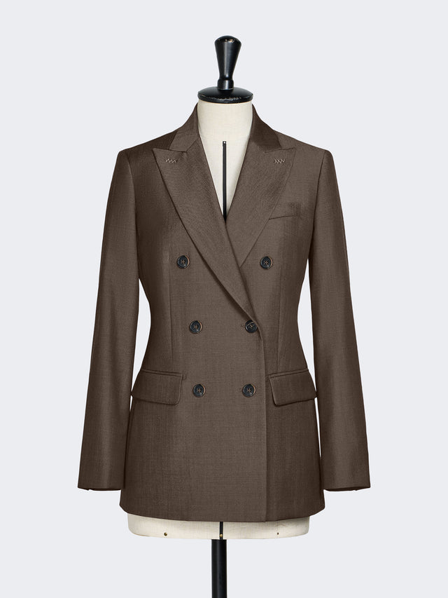 max mara double-breasted wool gabardine blazer for women