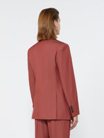 max mara double-breasted wool gabardine blazer for women