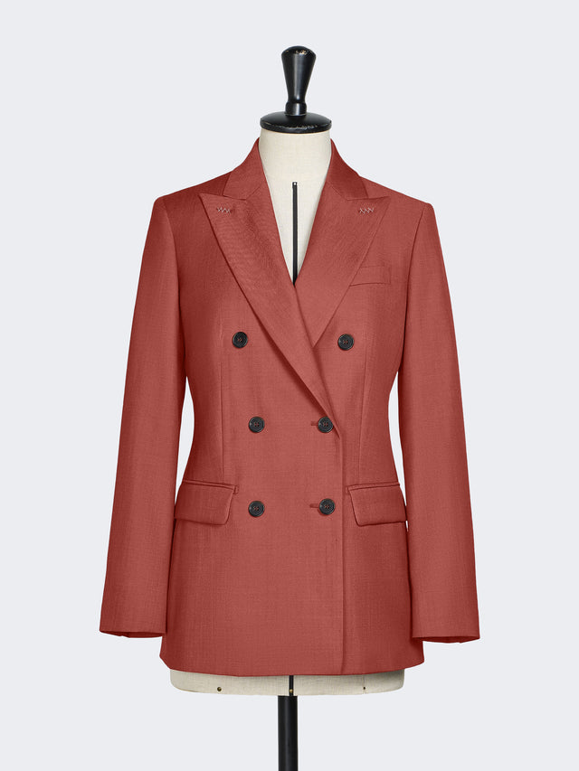 max mara double-breasted wool gabardine blazer for women