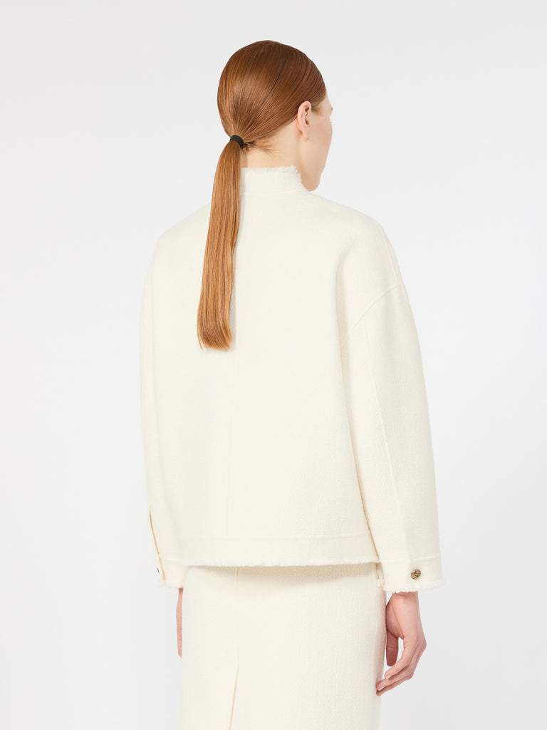 max mara double jersey wool bomber jacket