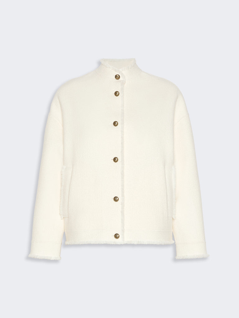 max mara double jersey wool bomber jacket