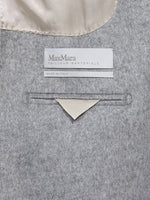 max mara double-breasted silk and cashmere blazer for women