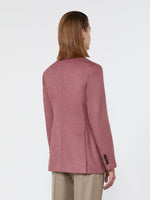 max mara double-breasted silk and cashmere blazer for women