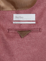 max mara double-breasted silk and cashmere blazer for women