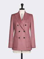 max mara double-breasted silk and cashmere blazer for women