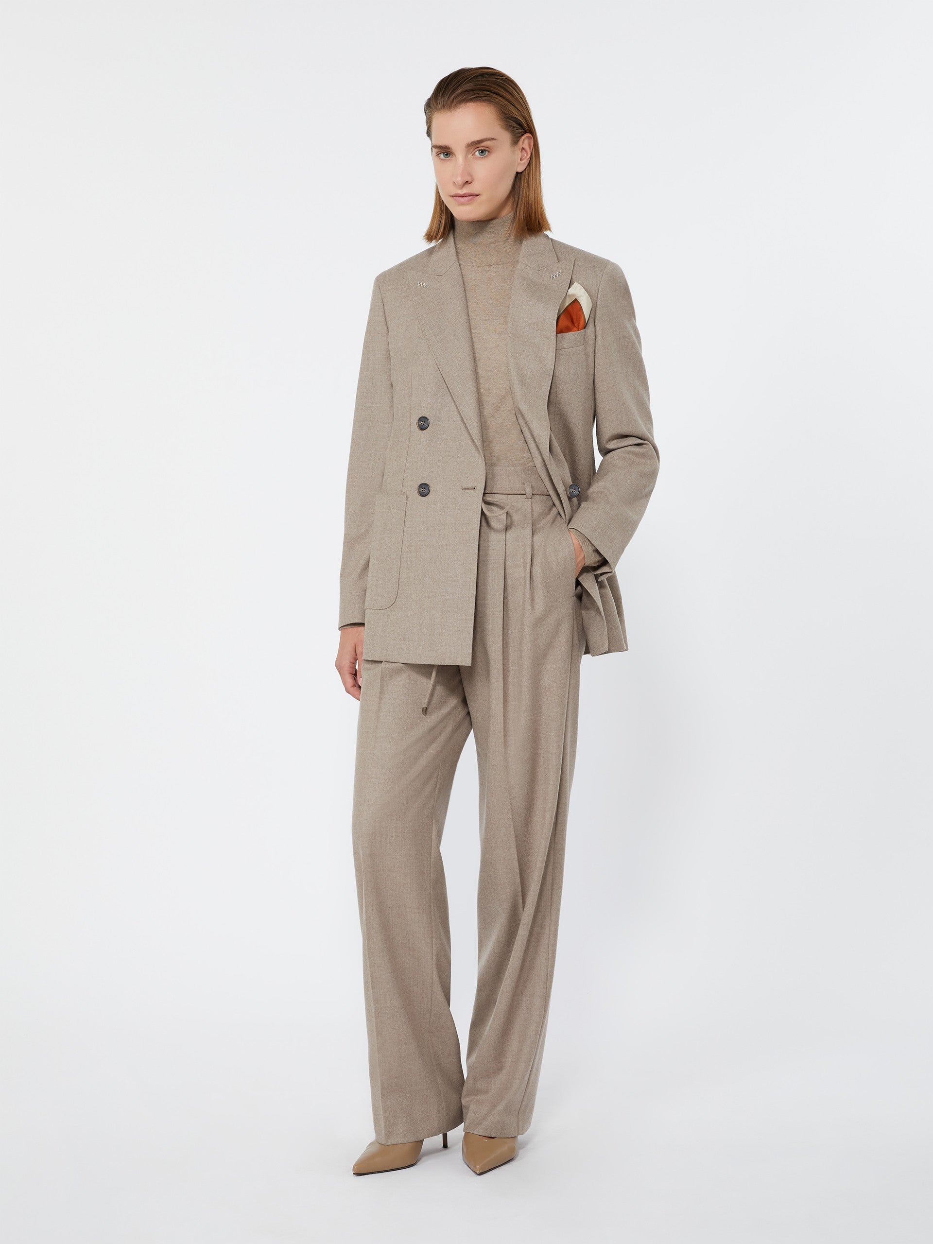 max mara cashmere foule blazer for women