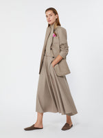 max mara single-breasted cashmere foule blazer for women