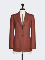 max mara single-breasted cashmere foule blazer for women