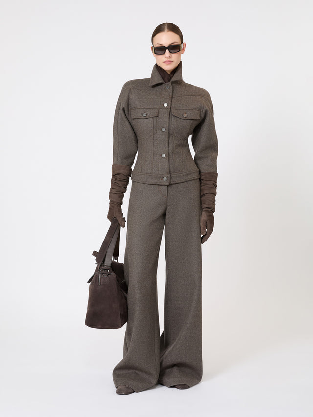 max mara felted wool trucker jacket for women