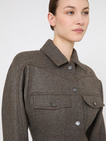 max mara felted wool trucker jacket for women
