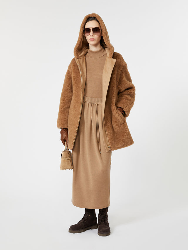 max mara teddy fabric coat for women
