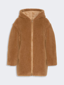 max mara teddy fabric coat for women