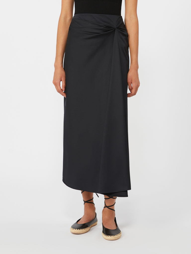 max mara cotton satin skirt