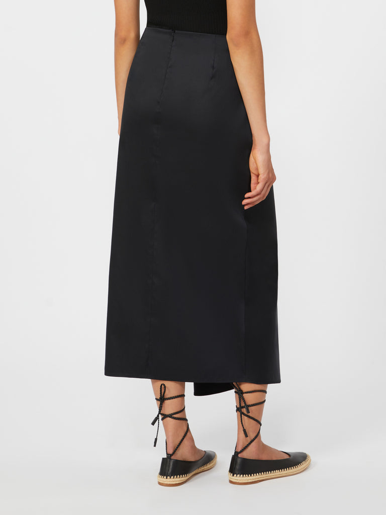 max mara cotton satin skirt