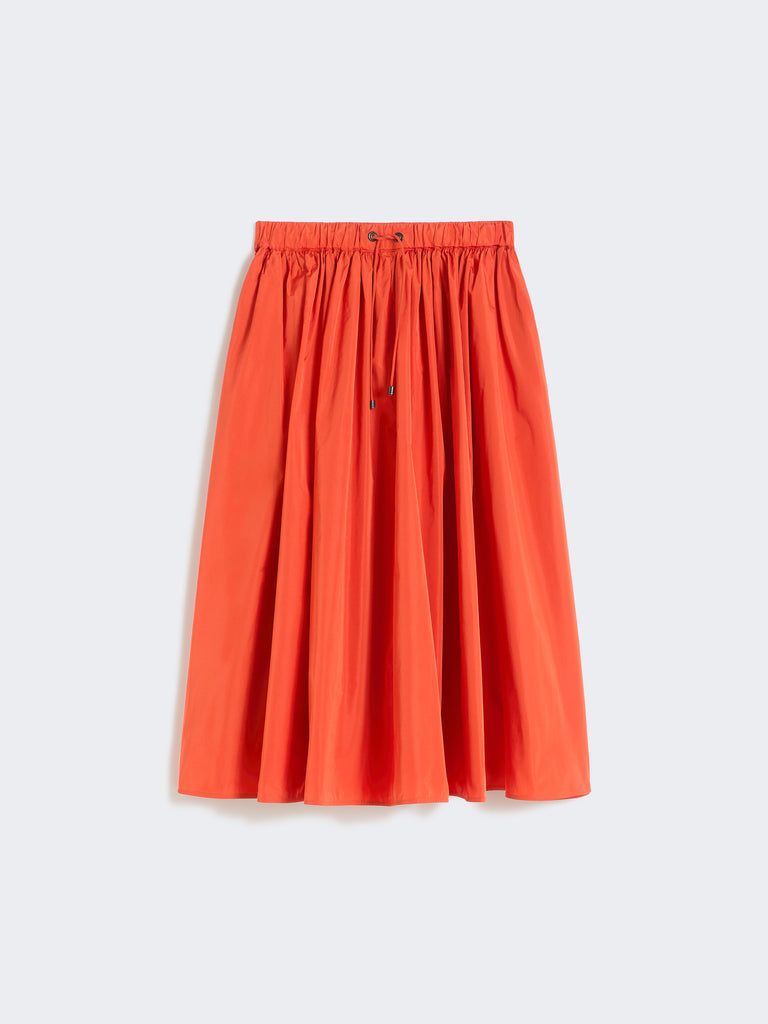 max mara taffeta midi skirt