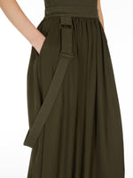Long skirt in silk chiffon