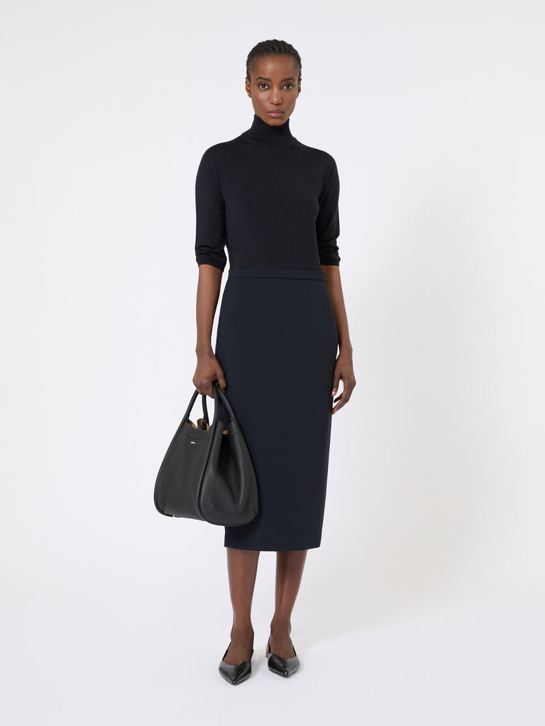 max mara woollen cloth pencil skirt
