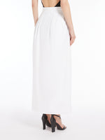 Full Gabardine Skirt for Women - White - Max Mara UAE