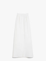 Full Gabardine Skirt for Women - White - Max Mara UAE