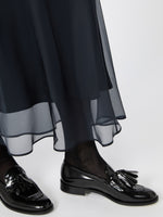 max mara silk organza calf-length skirt for women