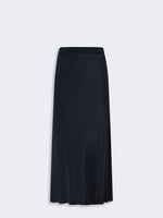 Long, Silk Crêpe De Chine Skirt for Women - Ultramarine - Max Mara UAE