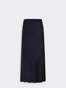 Long, Silk Crêpe De Chine Skirt for Women - Ultramarine - Max Mara UAE
