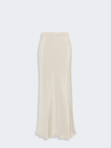 max mara long, silk crêpe de chine skirt for women