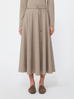 max mara flared cashmere foule skirt for women