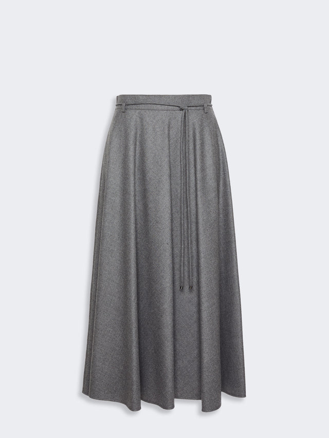 max mara flared cashmere foule skirt for women