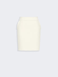 max mara short wool jersey skirt for women
