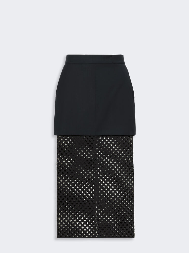 max mara woollen cloth pencil skirt