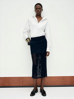 max mara woollen cloth pencil skirt for women