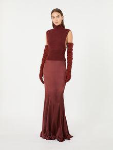 Max Mara Long silk satin skirt for Women