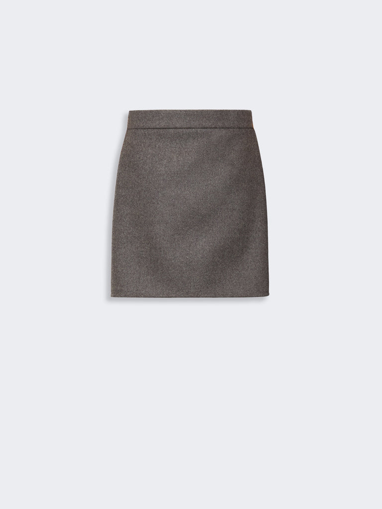 max mara short felted wool skirt