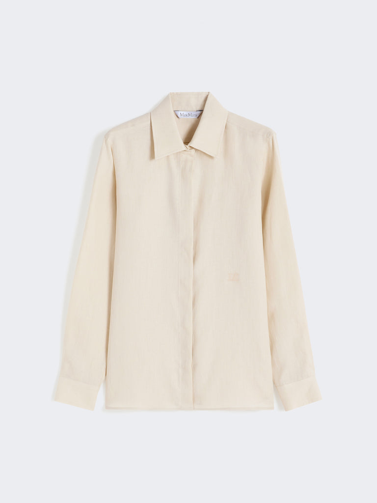 max mara linen canvas shirt